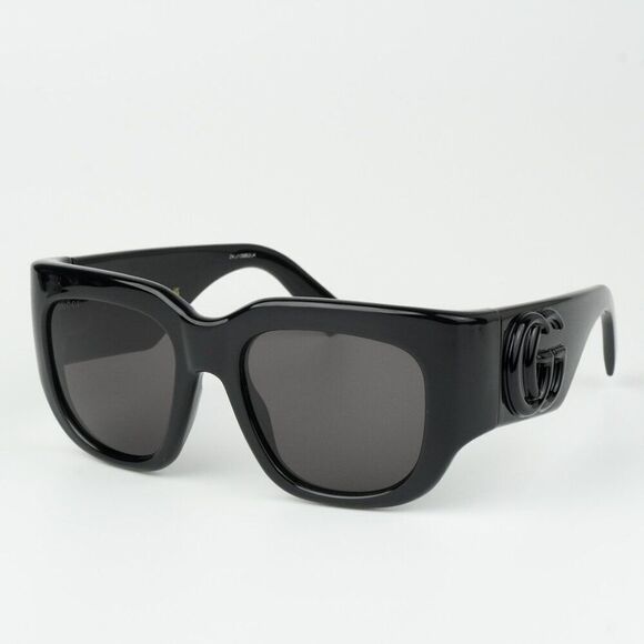 NEW Gucci GG1545S001 Black Grey Women Square Sunglasses GG 1545S